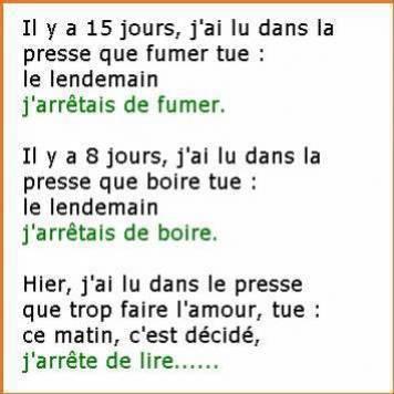 le jour ou j ai arrete de lire